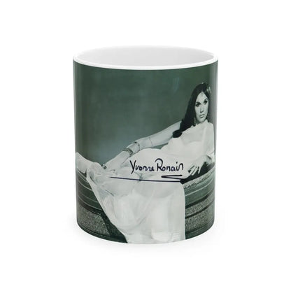Yvonne Romaine #17 (Vintage Female Icon) White Coffee Mug 11oz - Go Mug Yourself