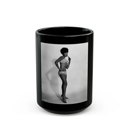 Yvonne Romaine #18 (Vintage Female Icon) Black Coffee Mug 15oz - Go Mug Yourself