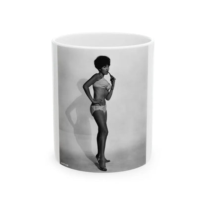 Yvonne Romaine #18 (Vintage Female Icon) White Coffee Mug-11oz-Go Mug Yourself