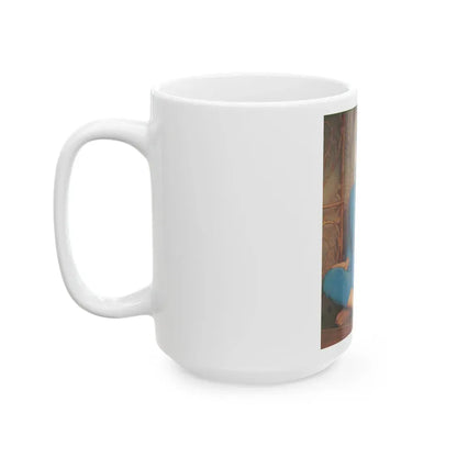 Yvonne Romaine #23 (Vintage Female Icon) White Coffee Mug - Go Mug Yourself