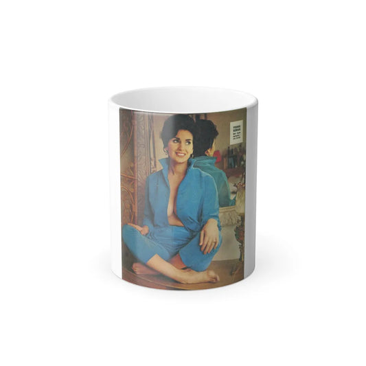 Yvonne Romaine #23 (Vintage Female Icons) Color Changing Mug 11oz-Go Mug Yourself