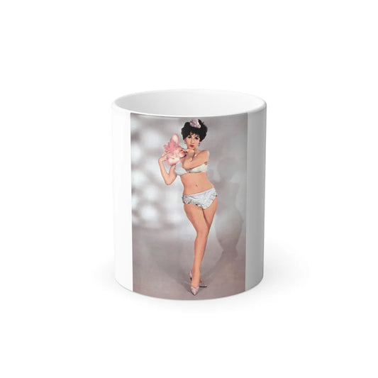 Yvonne Romaine #281 (Vintage Female Icons) Color Changing Mug 11oz-Go Mug Yourself