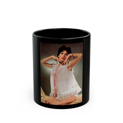 Yvonne Romaine #32 (Vintage Female Icon) Black Coffee Mug-11oz-Go Mug Yourself