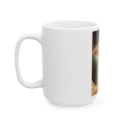 Yvonne Romaine #32 (Vintage Female Icon) White Coffee Mug - Go Mug Yourself