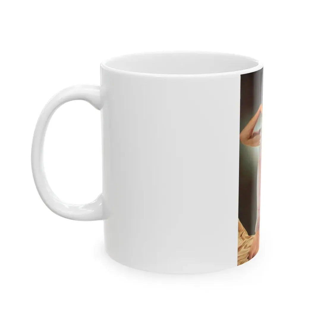 Yvonne Romaine #32 (Vintage Female Icon) White Coffee Mug - Go Mug Yourself