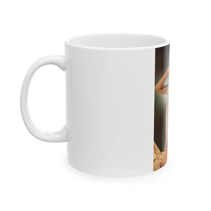 Yvonne Romaine #32 (Vintage Female Icon) White Coffee Mug - Go Mug Yourself