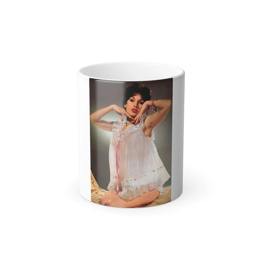 Yvonne Romaine #32 (Vintage Female Icons) Color Changing Mug 11oz-Go Mug Yourself