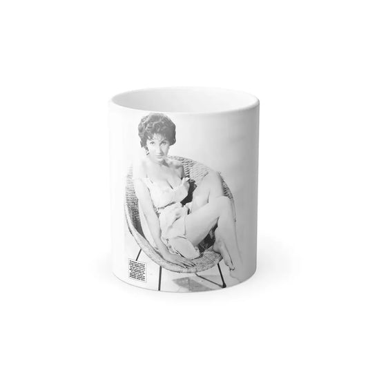 Yvonne Romaine #36 (Vintage Female Icon) Color Changing Mug 11oz Default Title 11oz - Go Mug Yourself