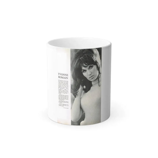Yvonne Romaine #40 (Vintage Female Icon) Color Changing Mug 11oz Default Title 11oz - Go Mug Yourself