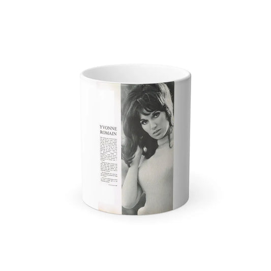 Yvonne Romaine #40 (Vintage Female Icons) Color Changing Mug 11oz-11oz-Go Mug Yourself