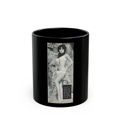 Yvonne Romaine #43 (Vintage Female Icon) Black Coffee Mug-11oz-Go Mug Yourself