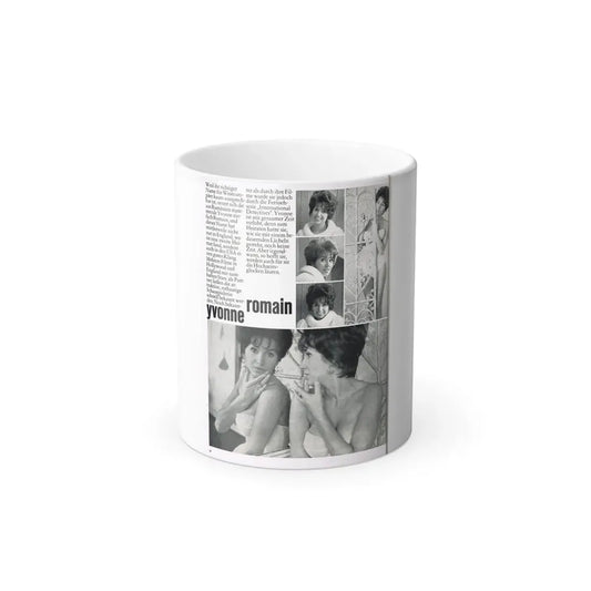 Yvonne Romaine #44 (Vintage Female Icon) Color Changing Mug 11oz Default Title 11oz - Go Mug Yourself