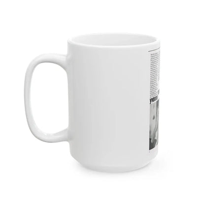 Yvonne Romaine #44 (Vintage Female Icon) White Coffee Mug - Go Mug Yourself