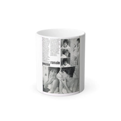Yvonne Romaine #44 (Vintage Female Icons) Color Changing Mug 11oz-11oz-Go Mug Yourself