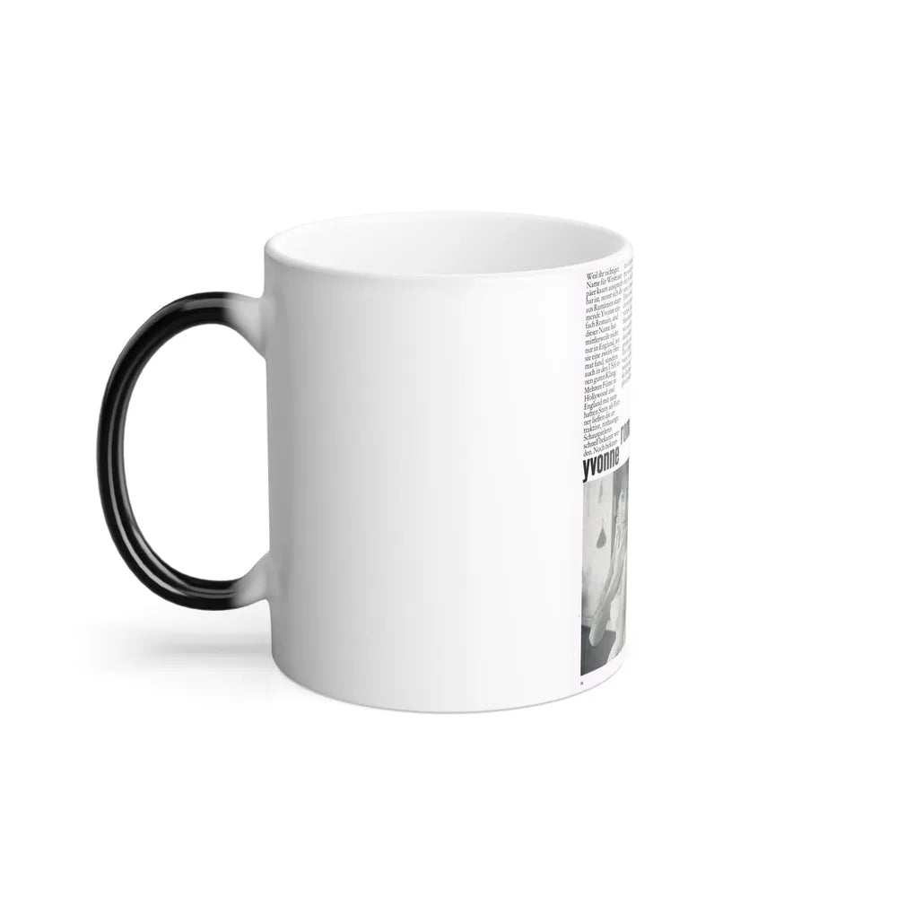 Yvonne Romaine #44 (Vintage Female Icons) Color Changing Mug 11oz-Go Mug Yourself