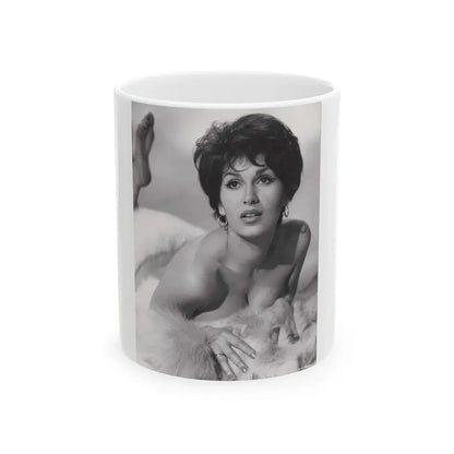 Yvonne Romaine #46 (Vintage Female Icon) White Coffee Mug 11oz - Go Mug Yourself
