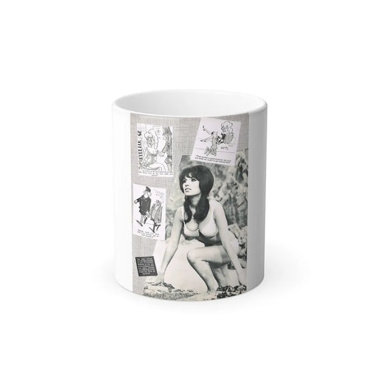 Yvonne Romaine #47 (Vintage Female Icons) Color Changing Mug 11oz-11oz-Go Mug Yourself
