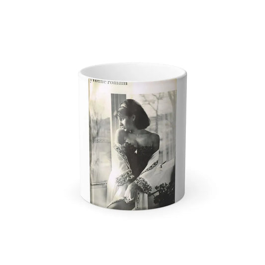 Yvonne Romaine #53 (Vintage Female Icons) Color Changing Mug 11oz-11oz-Go Mug Yourself