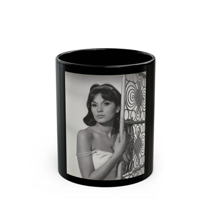 Yvonne Romaine #54 (Vintage Female Icon) Black Coffee Mug-11oz-Go Mug Yourself