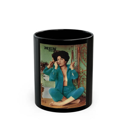 Yvonne Romaine #56 (Vintage Female Icon) Black Coffee Mug-11oz-Go Mug Yourself