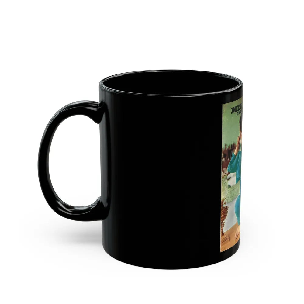 Yvonne Romaine #56 (Vintage Female Icon) Black Coffee Mug-Go Mug Yourself