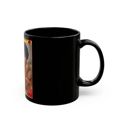 Yvonne Romaine #57 (Vintage Female Icon) Black Coffee Mug-Go Mug Yourself