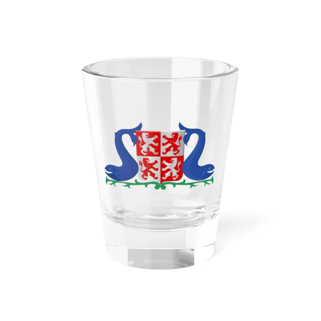 Zaanstad wapen 1974 HRvA (Netherlands) (Coat of Arms) Shot Glass 1.5oz 1.5oz - Go Mug Yourself