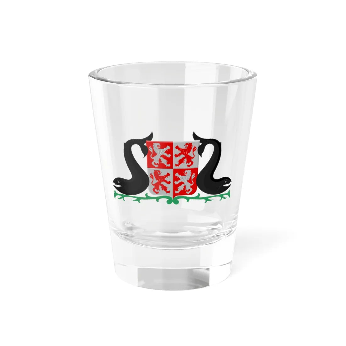 Zaanstad wapen 1974 VNG (Netherlands) (Coat of Arms) Shot Glass 1.5oz 1.5oz - Go Mug Yourself