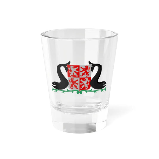 Zaanstad wapen 1974 VNG (Netherlands) (Coat of Arms) Shot Glass 1.5oz 1.5oz - Go Mug Yourself