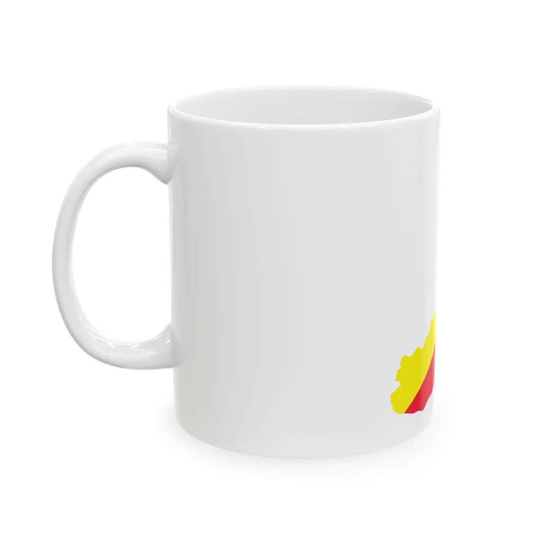 Zabaikal-kr-geo-stub (Russia) White Coffee Mug - Go Mug Yourself