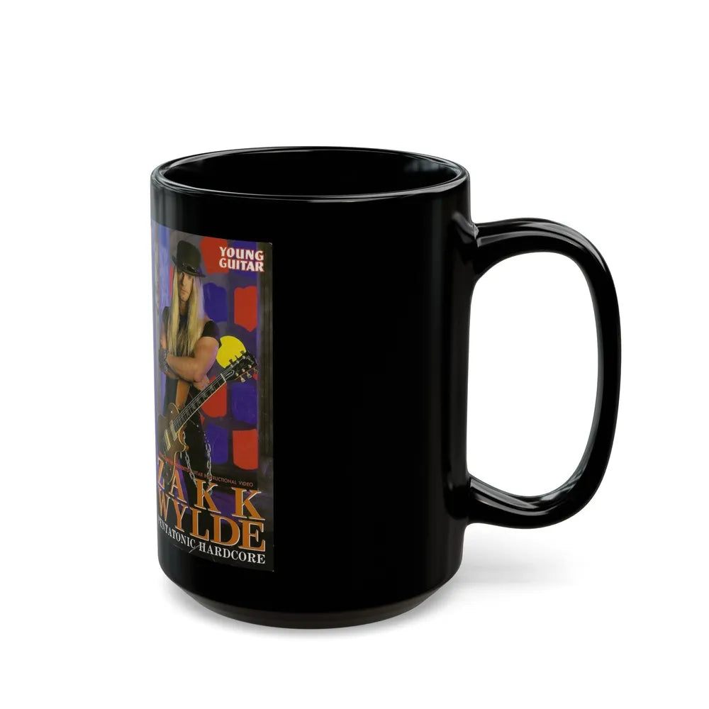 ZAKK WYLDE PENTATONIC HARDCORE (VHS COVER) - Black Coffee Mug-Go Mug Yourself