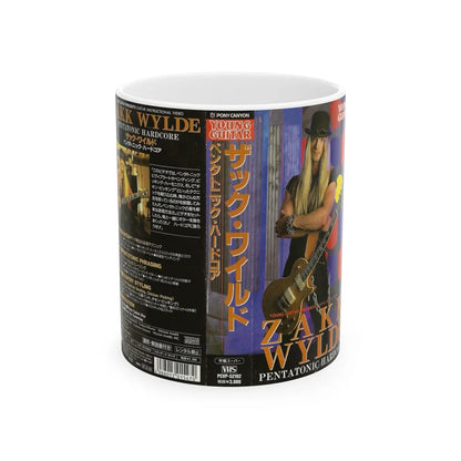 ZAKK WYLDE PENTATONIC HARDCORE (VHS COVER) - White Coffee Mug-11oz-Go Mug Yourself