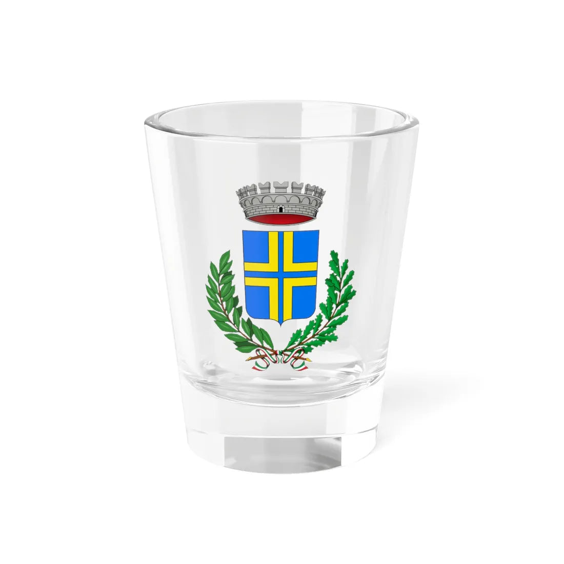 Zanè-Stemma (Italy) (Coat of Arms) Shot Glass 1.5oz 1.5oz - Go Mug Yourself