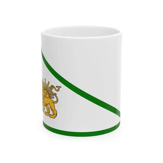 Zand Dynasty flag (Iran) White Coffee Mug 11oz - Go Mug Yourself