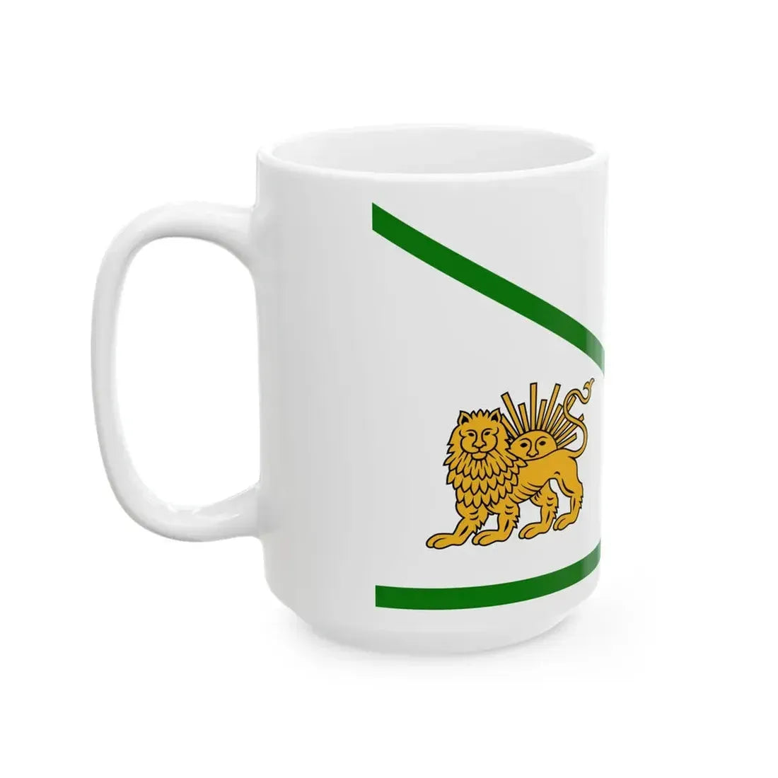 Zand Dynasty flag (Iran) White Coffee Mug - Go Mug Yourself