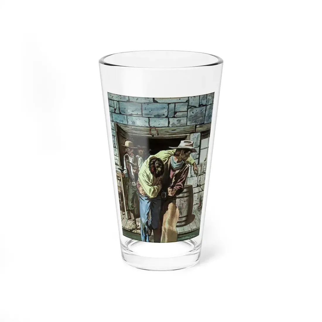 Zane Grey's To the Last Man (Dell, 1955) - Pint Glass 16oz 16oz - Go Mug Yourself