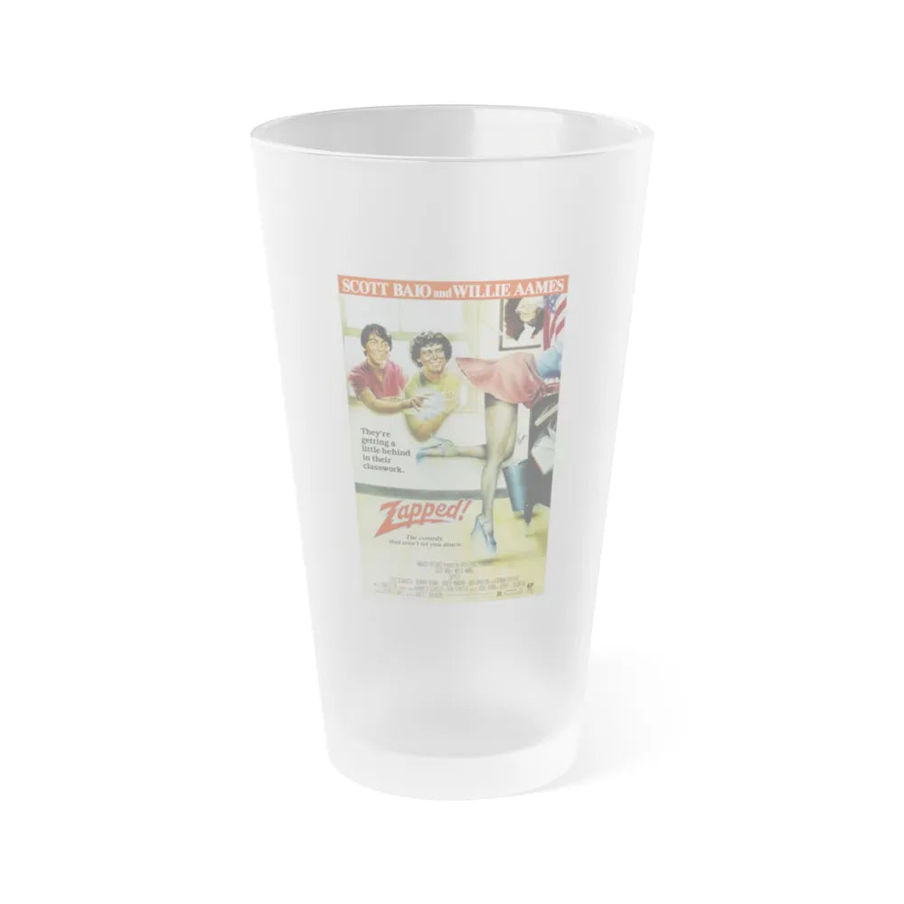 ZAPPED 1982 Movie Poster - Frosted Pint Glass 16oz-Go Mug Yourself