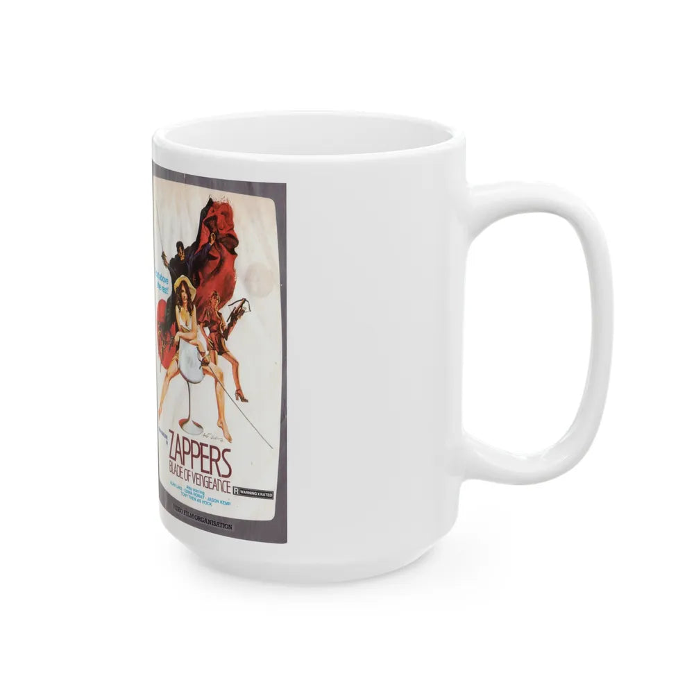 ZAPPERS BLADE OF VENGEANCE (VHS COVER) - White Coffee Mug-Go Mug Yourself