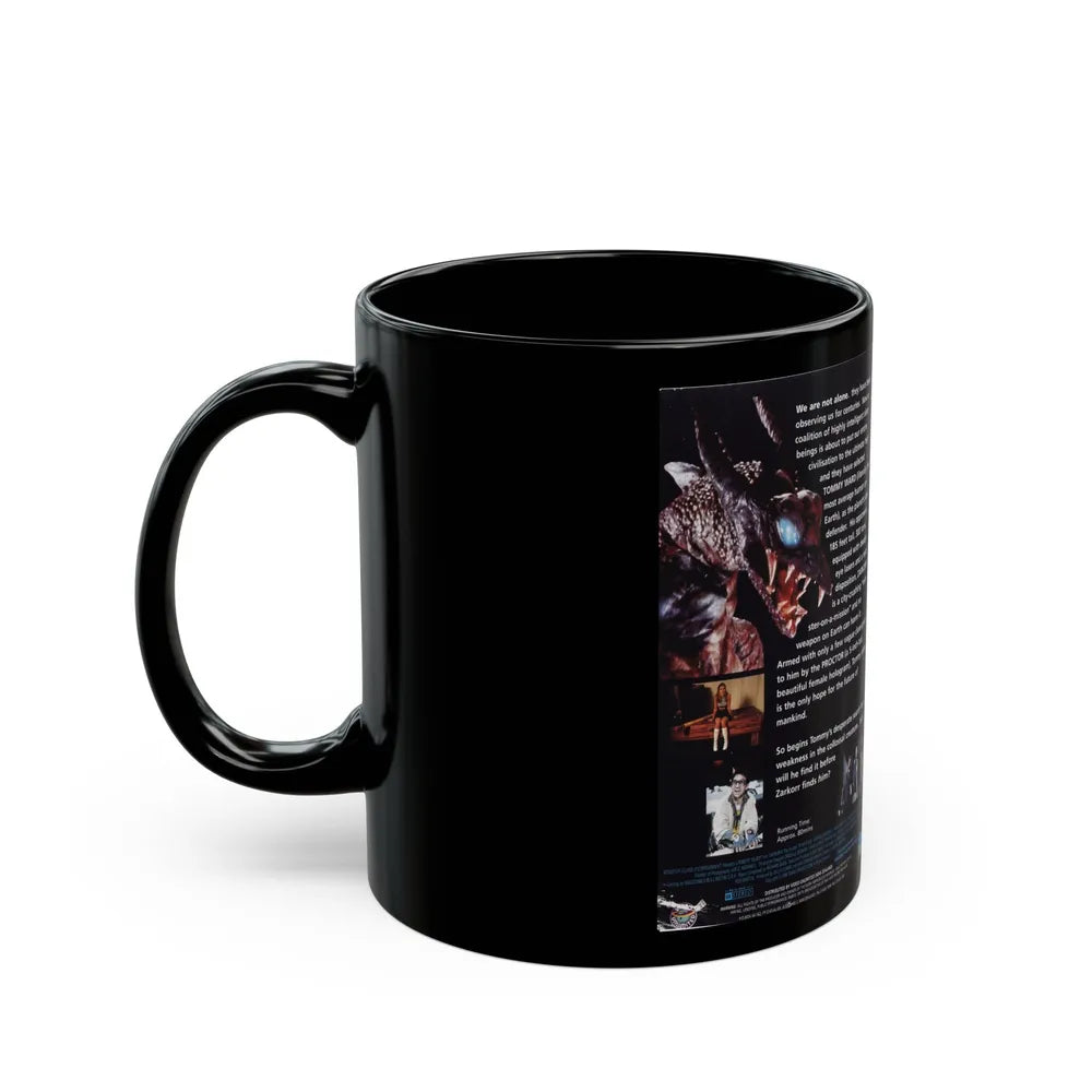 ZARKORR THE INVADER (VHS COVER) - Black Coffee Mug-Go Mug Yourself