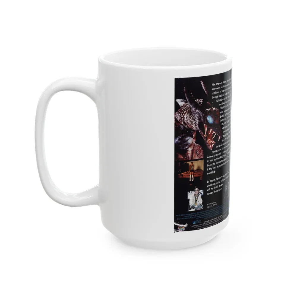 ZARKORR THE INVADER (VHS COVER) - White Coffee Mug-Go Mug Yourself