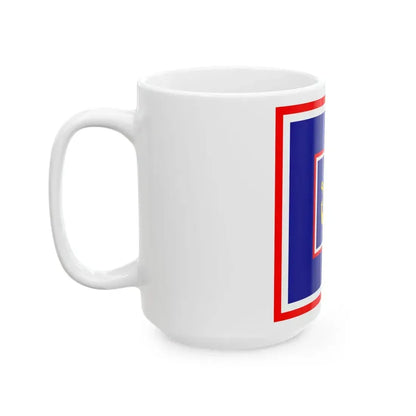 Zastava admirala flote OS RH (Croatia) White Coffee Mug - Go Mug Yourself