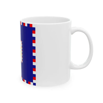 Zastava admirala OS RH (Croatia) White Coffee Mug - Go Mug Yourself
