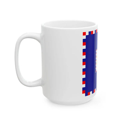 Zastava admirala OS RH (Croatia) White Coffee Mug - Go Mug Yourself