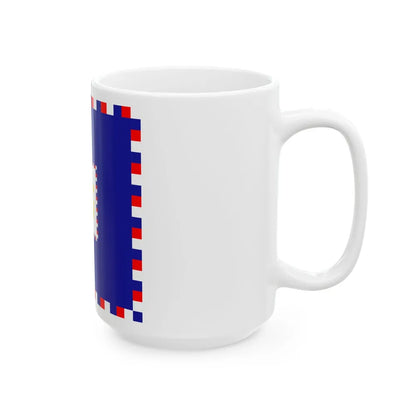 Zastava admirala OS RH (Croatia) White Coffee Mug - Go Mug Yourself
