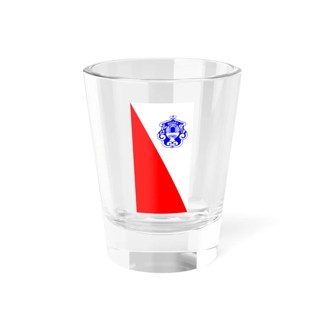 Zastava Buzeta (Croatia) Shot Glass 1.5oz - Go Mug Yourself