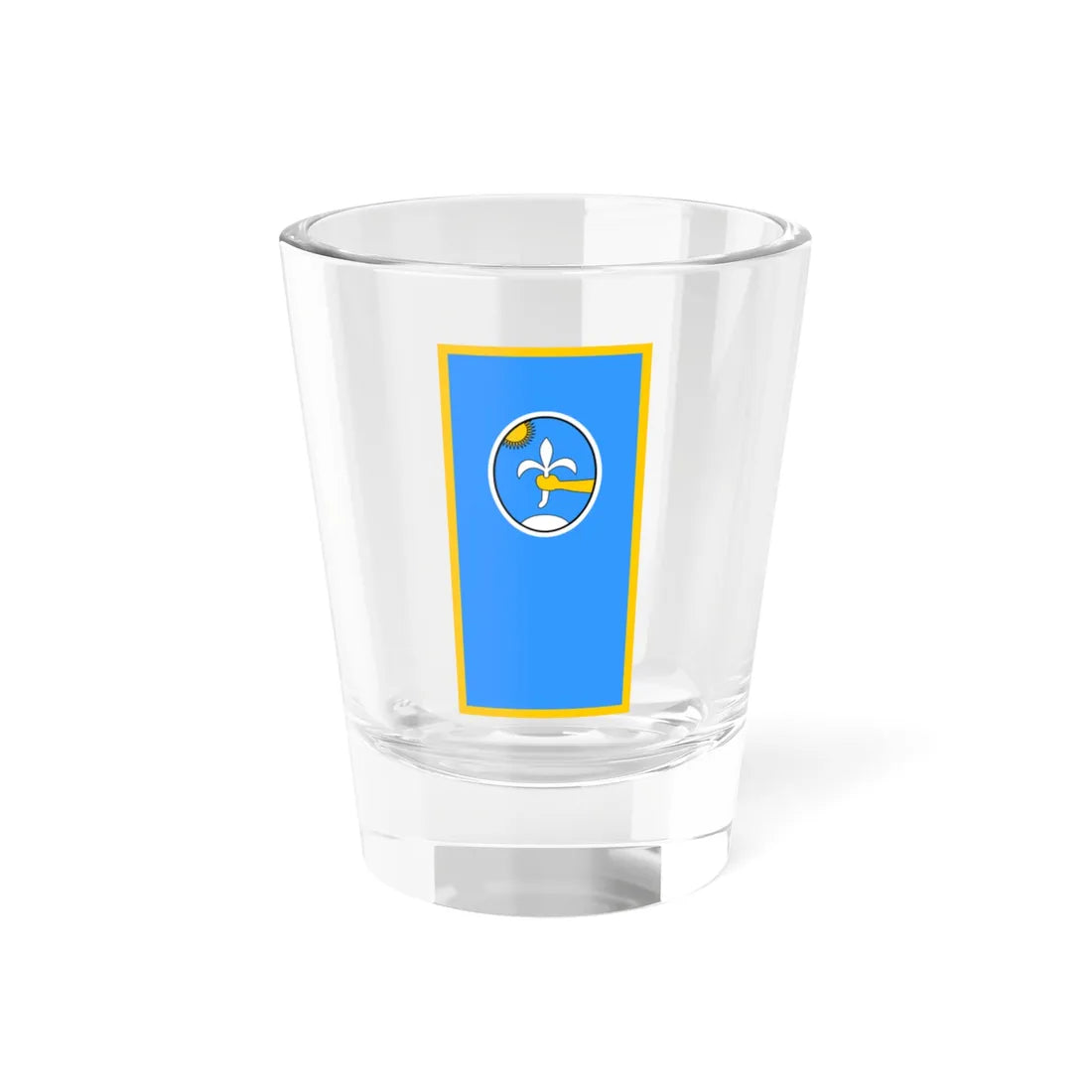Zastava Grožnjana (Croatia) Shot Glass 1.5oz 1.5oz - Go Mug Yourself