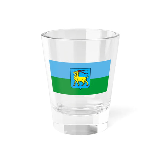 Zastava Istarske županije (Croatia) Shot Glass 1.5oz 1.5oz - Go Mug Yourself