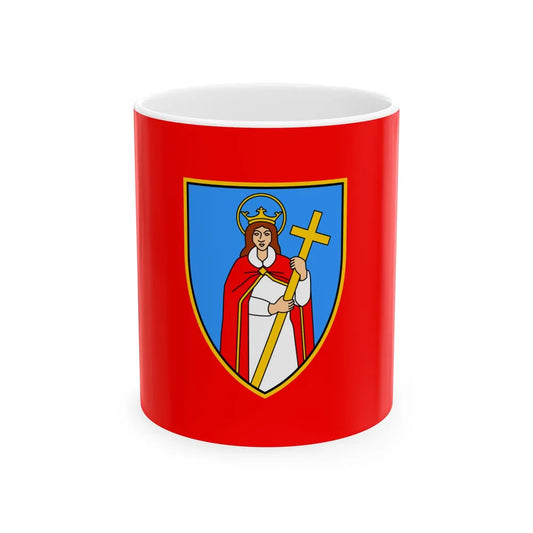 Zastava Kastva (Croatia) White Coffee Mug 11oz - Go Mug Yourself