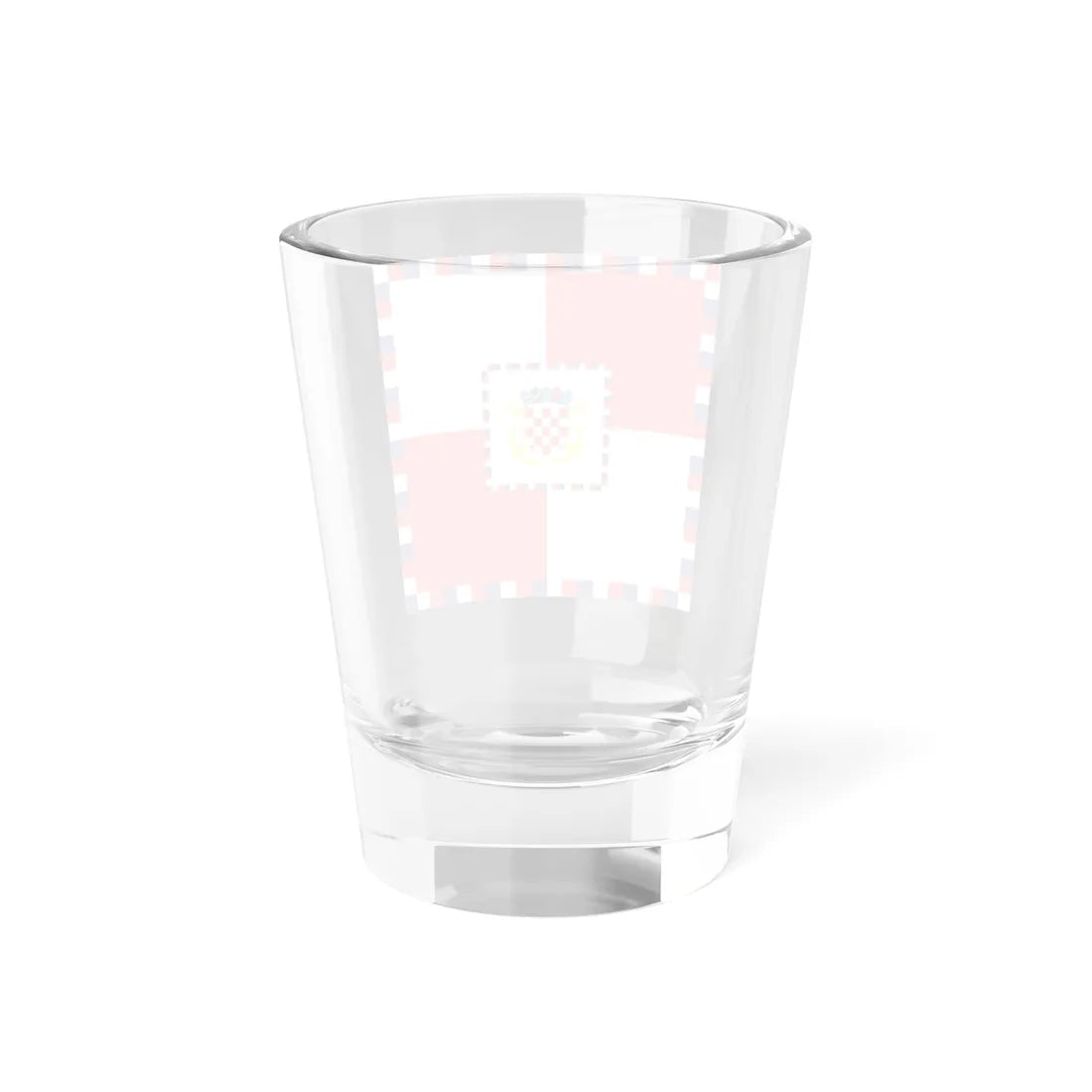 Zastava kontraadmirala OS RH (Croatia) Shot Glass 1.5oz - Go Mug Yourself