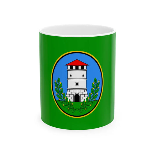 Zastava Lovrana (Croatia) White Coffee Mug 11oz - Go Mug Yourself
